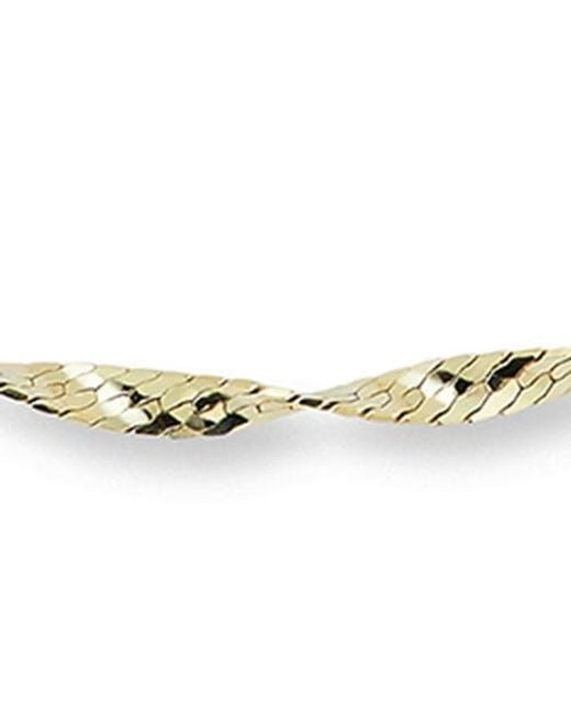 Ember Fine Jewelry Metallic 14K Twisty Anklet