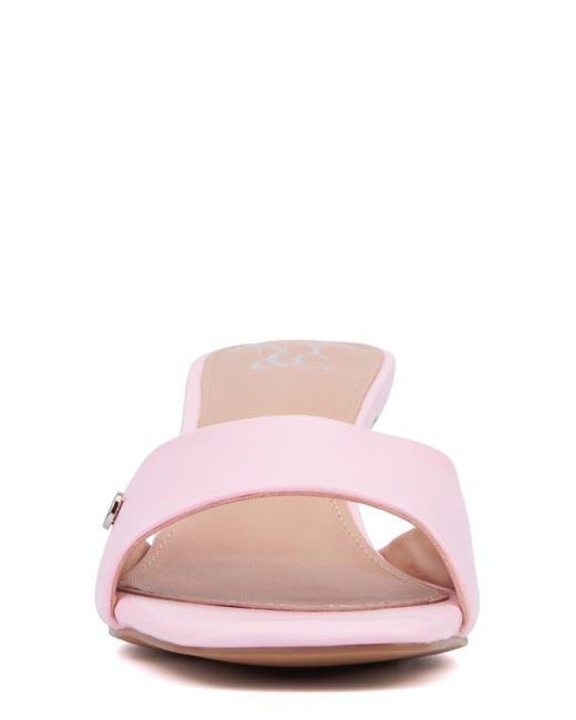 New York & Company Pink Gaia Kitten Heel Sandal