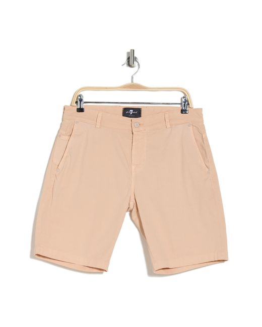7 For All Mankind Natural Perfect Chino Shorts for men