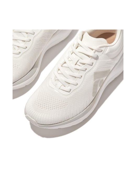 Fitflop White Ff Runner Mesh Sneaker