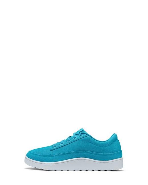 ALLBIRDS Blue Canvas Low-Top Sneakers for men