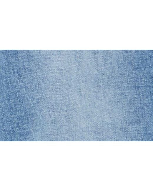 Vigoss Blue Ripped Baggy Straight Leg Utility Jeans