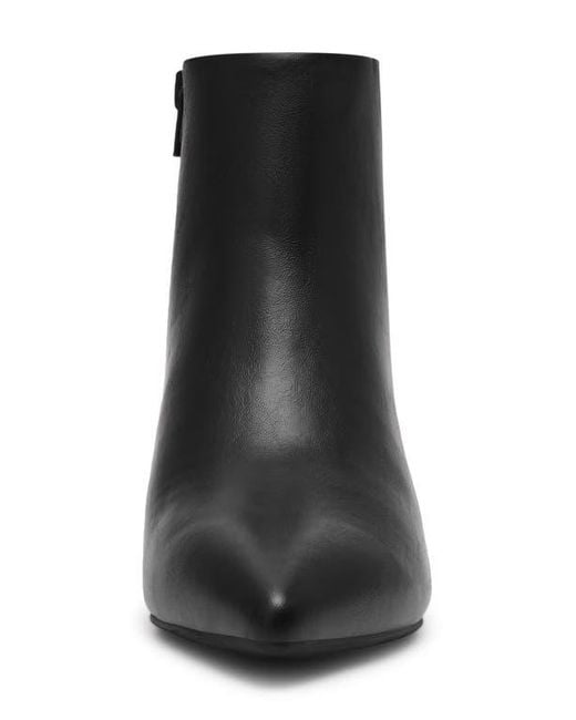Anne Klein Black Francesca Kitten Heel Bootie
