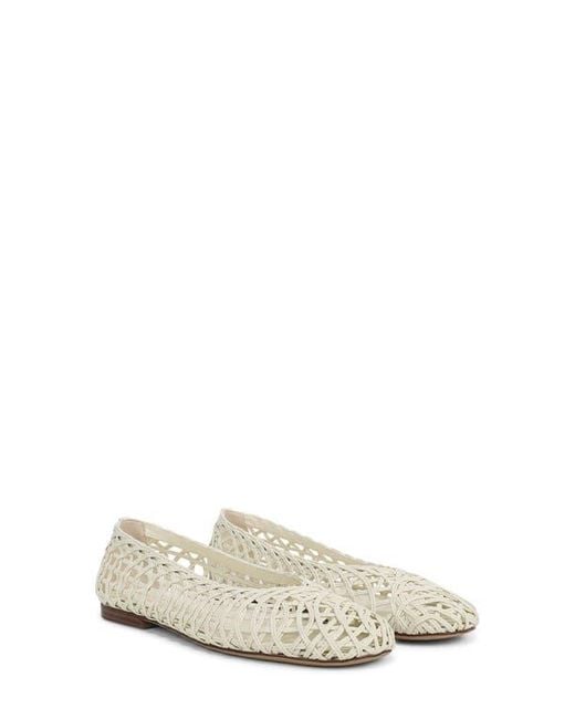 Franco Sarto White Amalia Flat