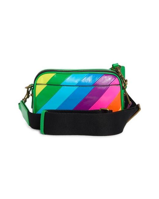 Kurt Geiger Green Kensington Leather Camera Bag