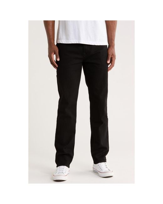 TRUE RELIGION Men's Black Geno Stud Slim Fit Jeans