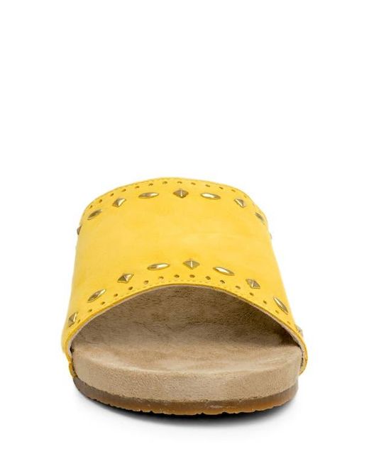 Revitalign Yellow Sofia Stud Sandal