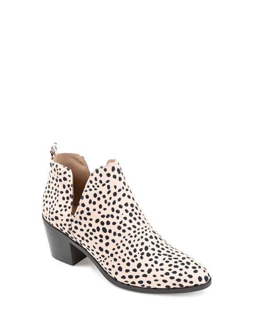 Journee Collection Blue Journee Lola Patterned Ankle Bootie
