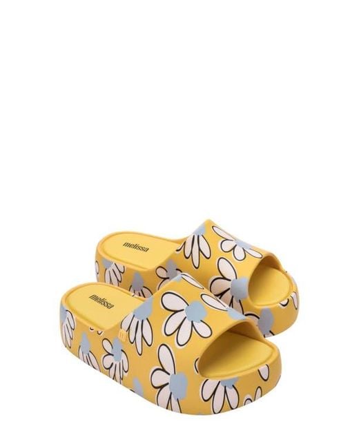 Melissa Yellow Platform Sandal