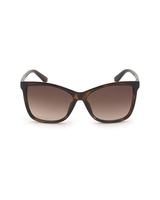Guess Brown Square Sunglasses for men