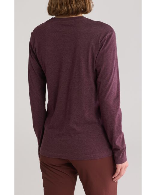 COTOPAXI Purple Do Good Organic Cotton & Recycled Polyester Long Sleeve T-shirt