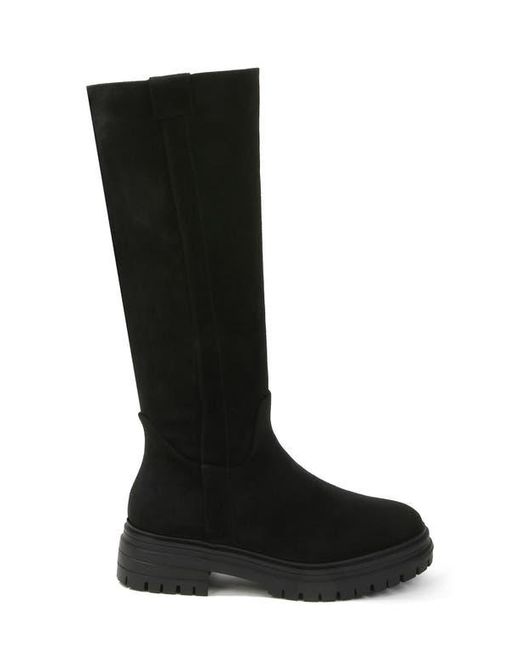 BERNESS Black Fleece Lined Knee High Boot