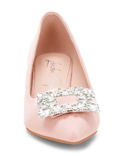 LONDON RAG Pink Peyton Pointed Toe Pump