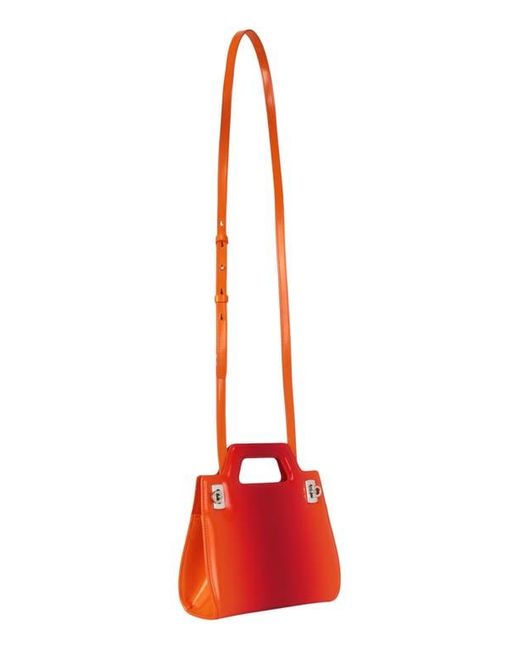 Ferragamo Red Top Handle Satchel