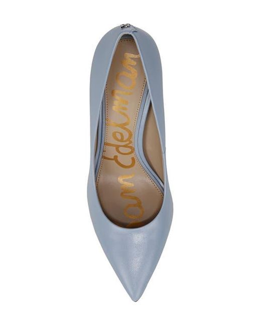 Sam Edelman Blue Hazel Pointed Toe Pump