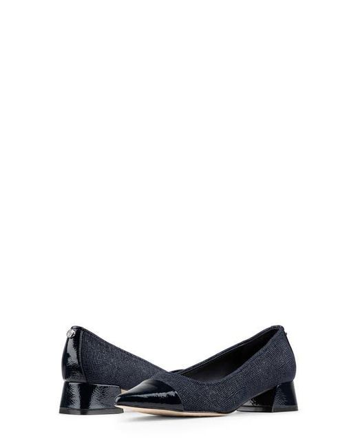 Donald J Pliner Blue Cap Toe Pump