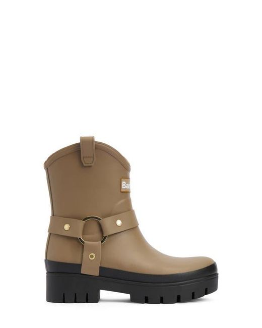 Barbour Brown Elley Harness Rain Boot