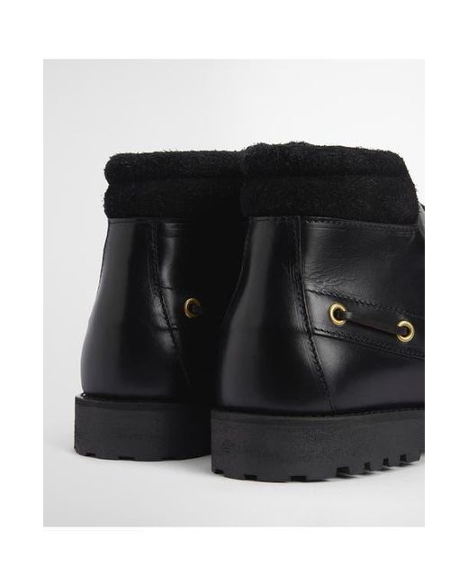 Barbour Black Tiller Boots for men