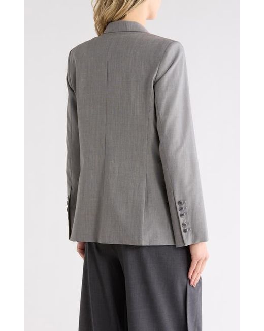 Twp Gray Supper Wool Blend Blazer