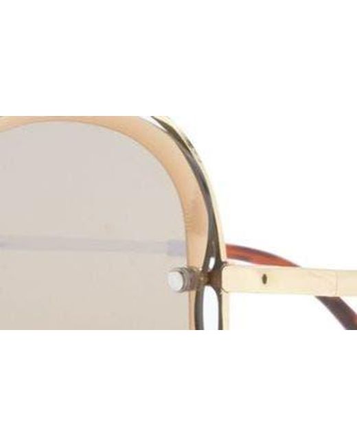 Vince Camuto Natural Oval Vent Sunglasses