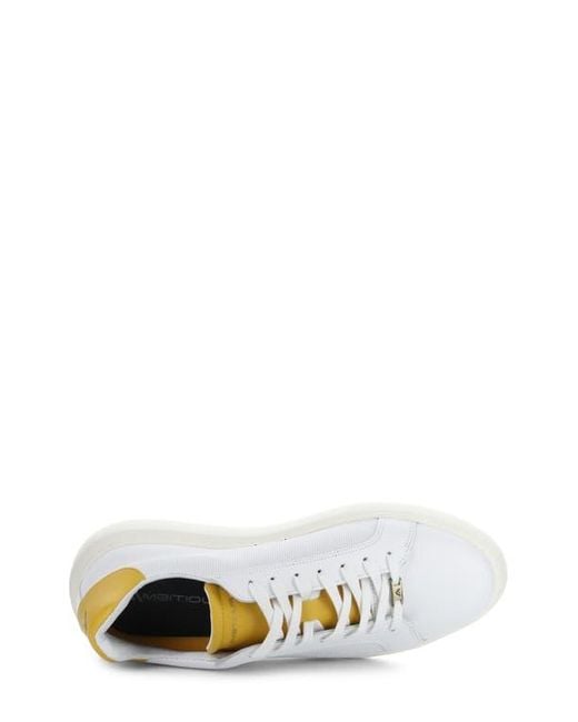 Ambitious White 10634A Low Top Sneaker for men