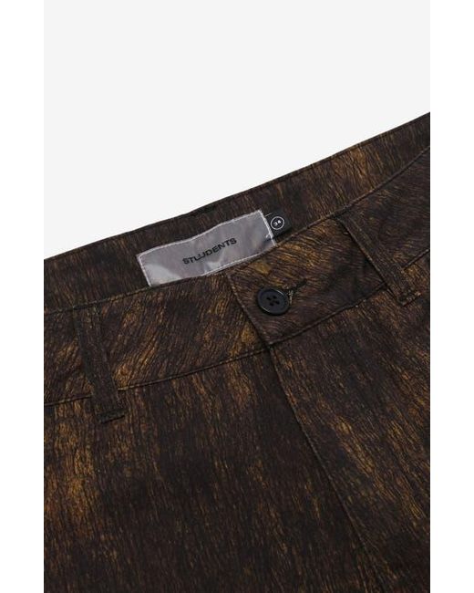 STUDENTS Black Lewis Pants for men