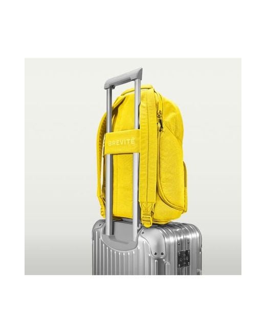 Brevite Yellow The Water Resistant Backpack