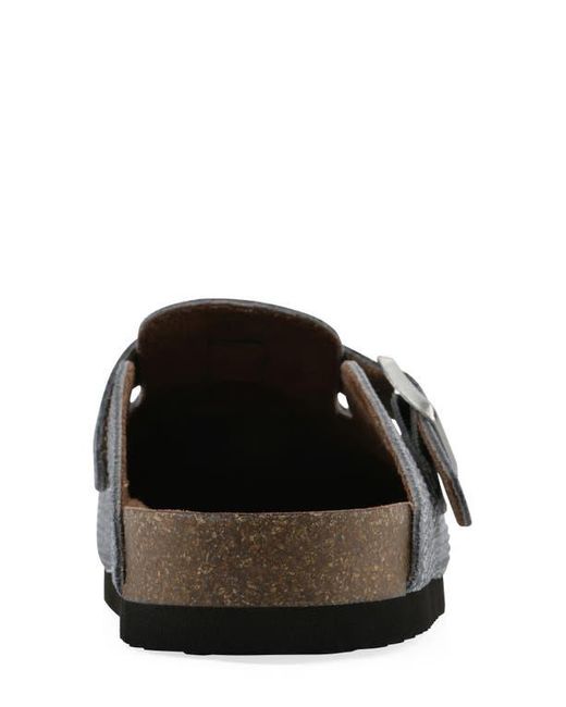 White Mountain Gray Bellamy Crystal Embellished Clog
