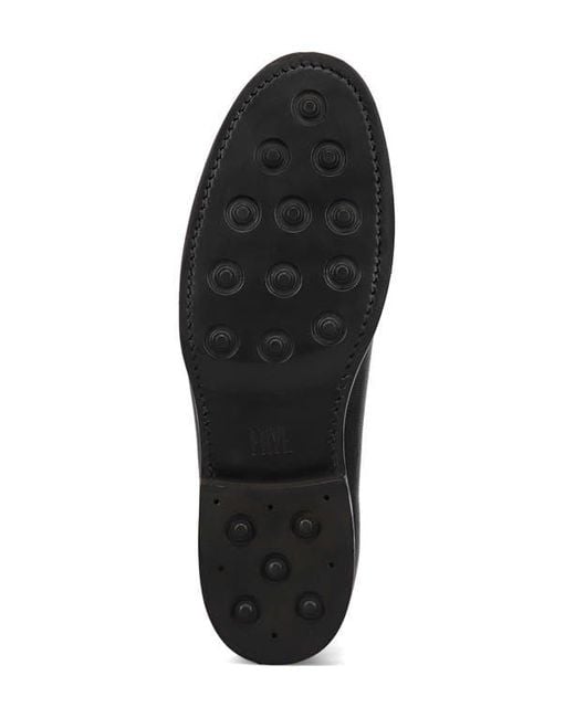 Frye Black Dylan Plain Toe Oxford for men