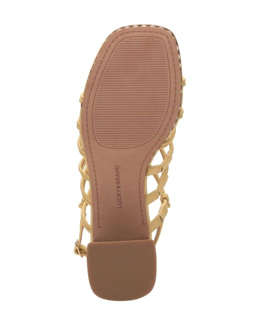 Lucky Brand Natural Bassie 2 Strappy Sandal