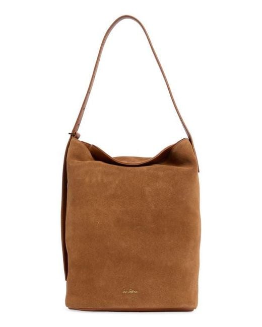 Sam Edelman Brown Harlyn Suede Bucket Bag