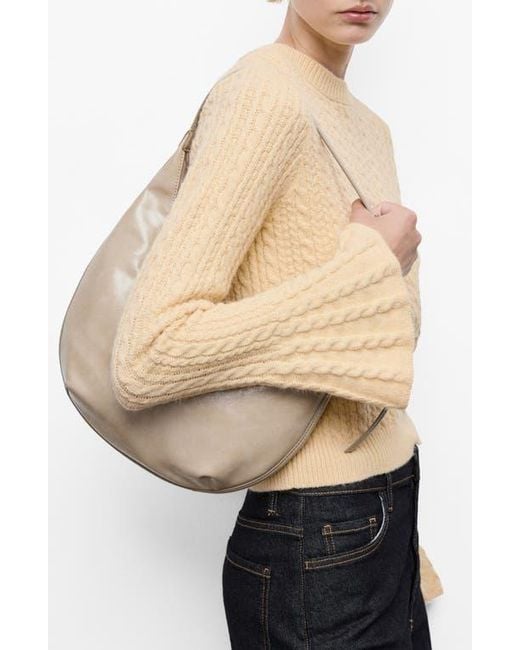 Mango Natural Cable Stitch Sweater