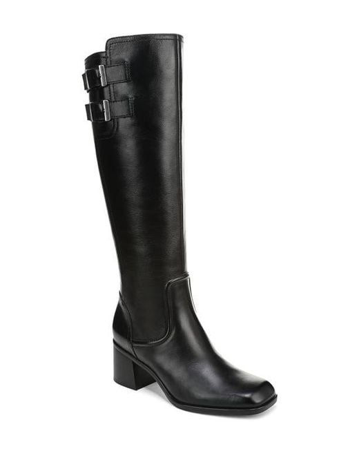 27 EDIT Naturalizer Black Idris Riding Boot