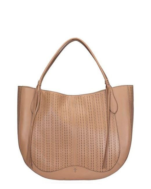 Frye Brown Stella Tote Bag