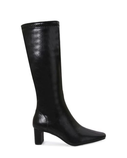 BERNESS Black Square Toe Boot