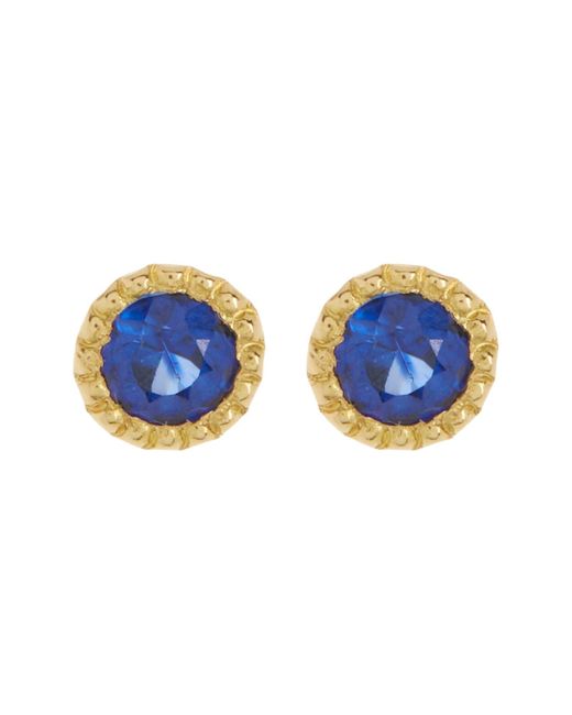 Bony Levy Blue El Mar Sapphire Stud Earrings