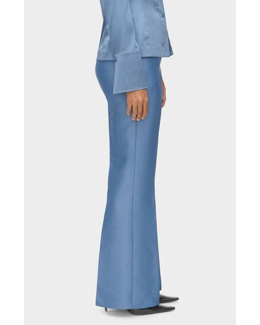 ALIGNE Blue Figaro Satin Pants