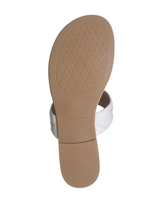 Kurt Geiger White T-Bar Sandal