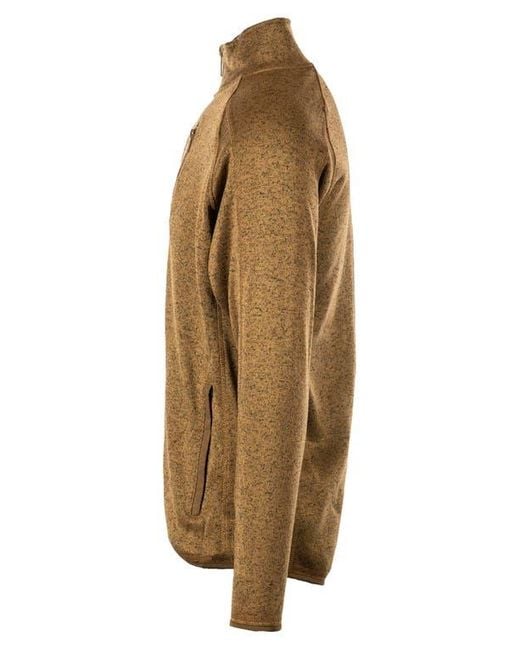 Burnside Brown Knit Sweater Jacket for men