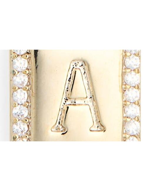 Leith Metallic Initial Pendant Necklace