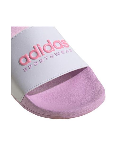 Adidas Purple Adilette Shower Slide