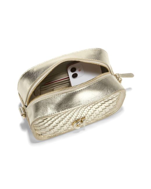 Cole Haan Ess Leather Camera Crossbody Bag Lyst