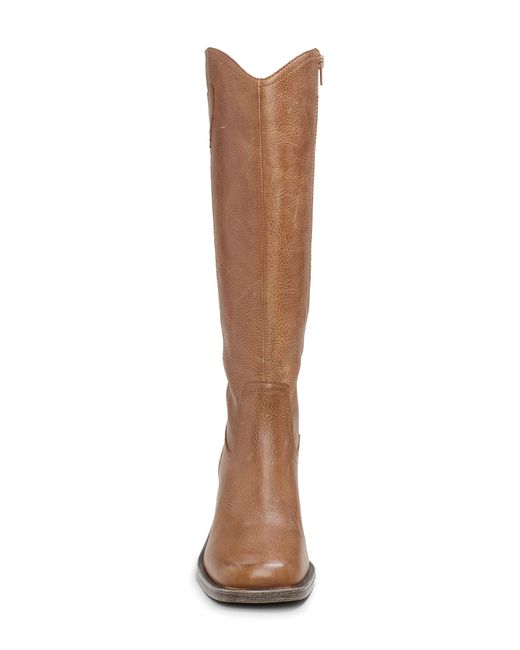 Lucky Brand Brown Myinda Western Boot In Latte At Nordstrom Rack