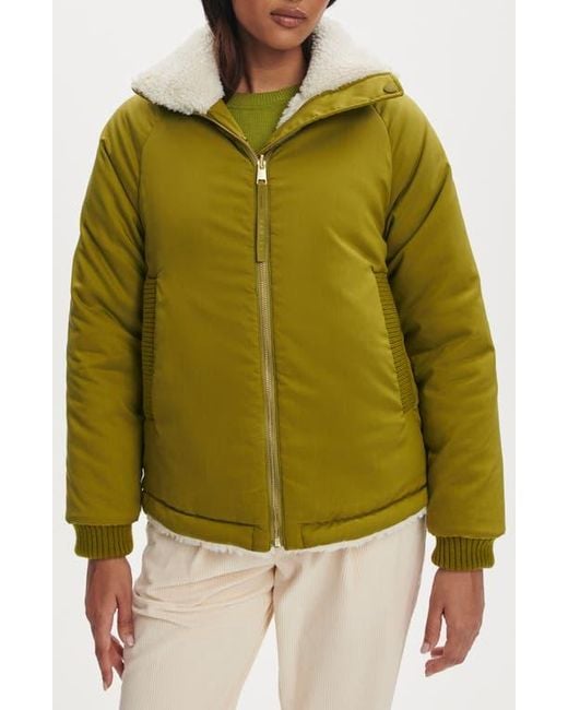 Varley Green Glover Packable Reversible Jacket
