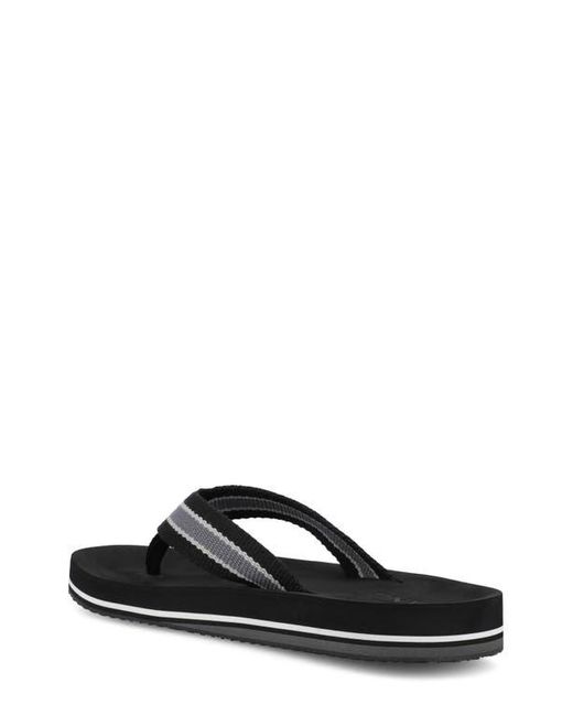 Vance Co. Black Fontana Flip Flop for men