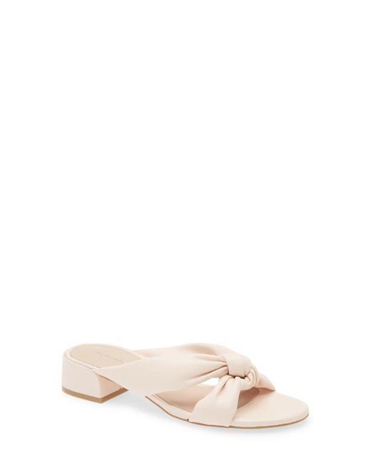 Stuart Weitzman Pink Playa 35 Knot Slide Sandal