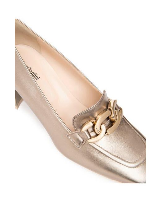 Nero Giardini White Chain Pump