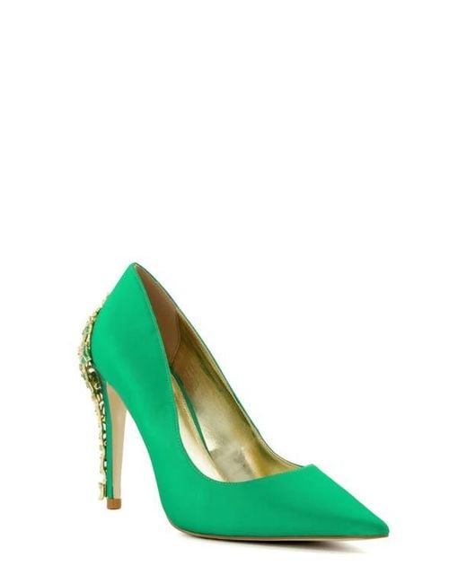 Dune Green Audleys Pointed Toe Pump