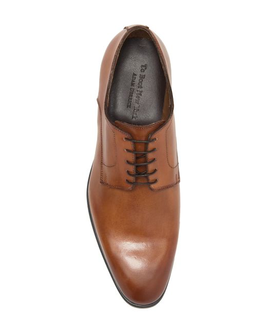 To Boot New York Brown Seth Plain Toe Derby for men
