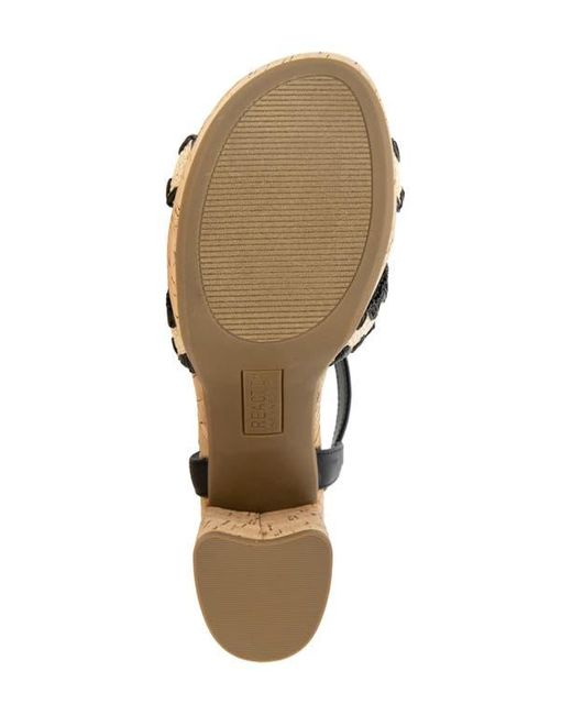 Kenneth Cole Metallic Reeva Platform Sandal